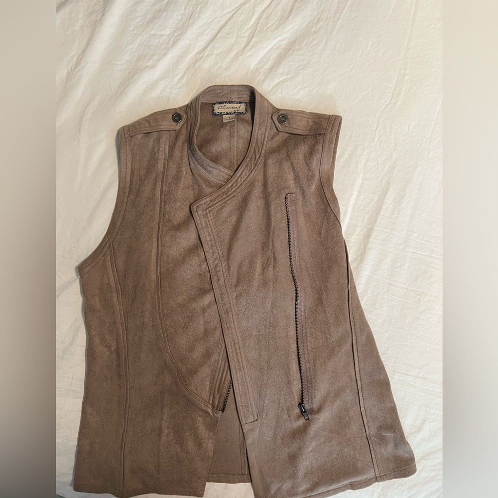 Threal suede vest